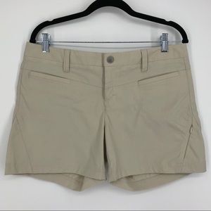 ATHLETA Dipper Quick Dry Outdoor Hiking Shorts Light Khaki
